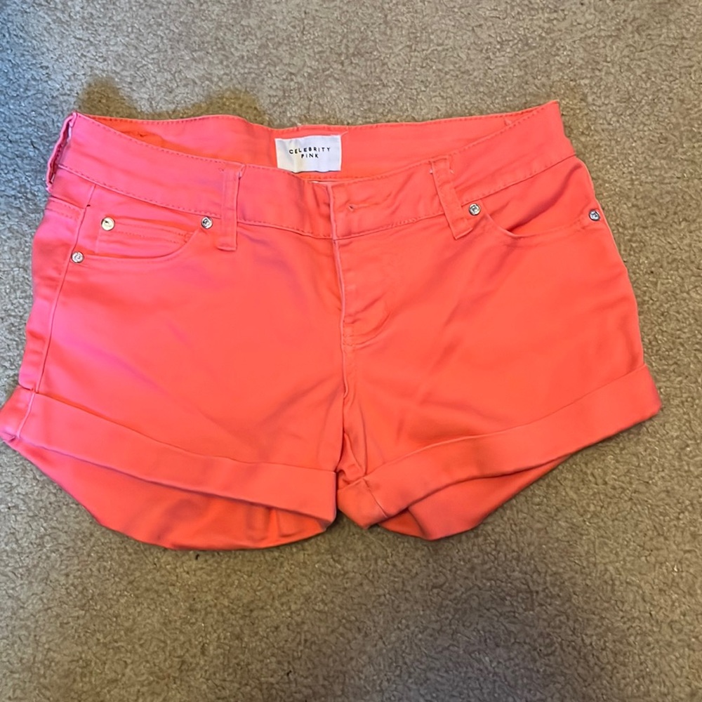 Hot pink shorts
